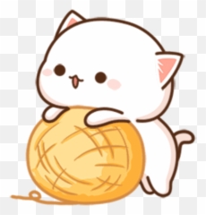 Kitty Kitten Cat White Kawaii Sticker By Sftyoons - Happy Emoji,Steam Emoticon Cryaotic