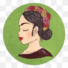 Atec Emoji,Flower Hair Girl Emoji