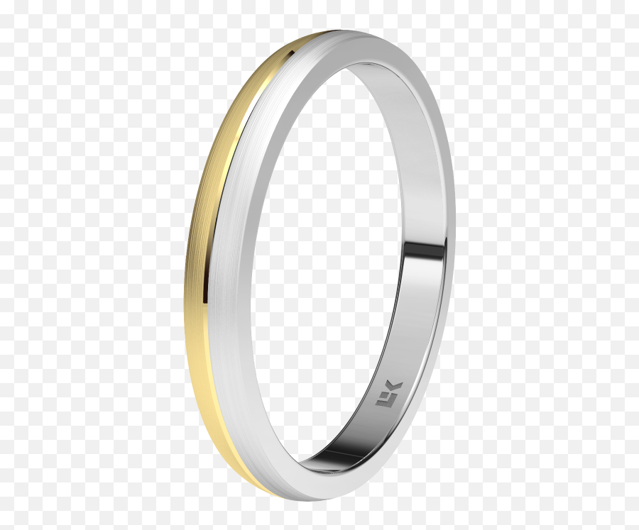 Alianza Bicolor De Oro De 9k 25mm - 375p1525ma2ab0ss0 Emoji,Emoji De Novios Enamorados