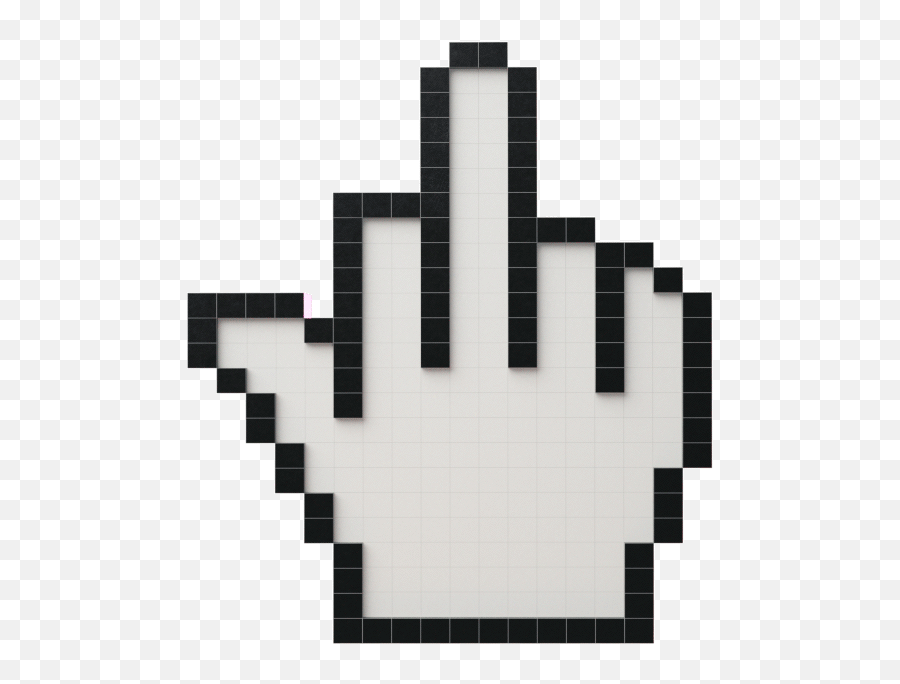 Animated Emoji Middle Finger Sticker By - Mouse Cursor Middle Finger,Fingers Emoji