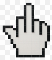 Animated Emoji Middle Finger Sticker By - Mouse Cursor Middle Finger,Fingers Emoji