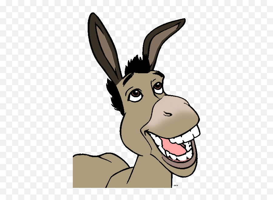 Donkey Free To Use Clip Art - Donkey From Shrek Cartoon Emoji,Shrek Emoji