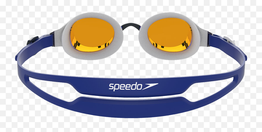 Occhialini Unisex Speedo Hydropure Mirror Gog Au Blu Oro Emoji,Emoticon Nuoto