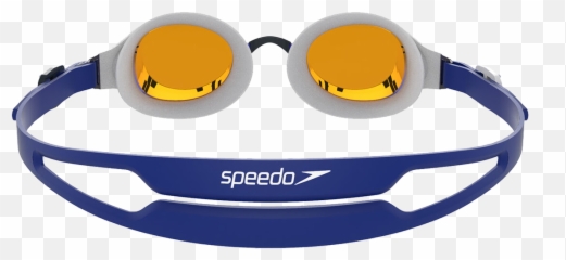 Occhialini Unisex Speedo Hydropure Mirror Gog Au Blu Oro Emoji,Emoticon Nuoto