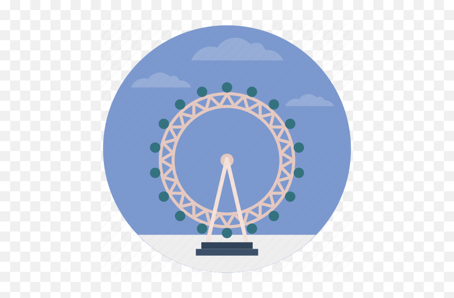 Ferris Wheel Giant Wheel London Eye - Communication Antenna Emoji,Ferris Wheel Money Bags Emoji