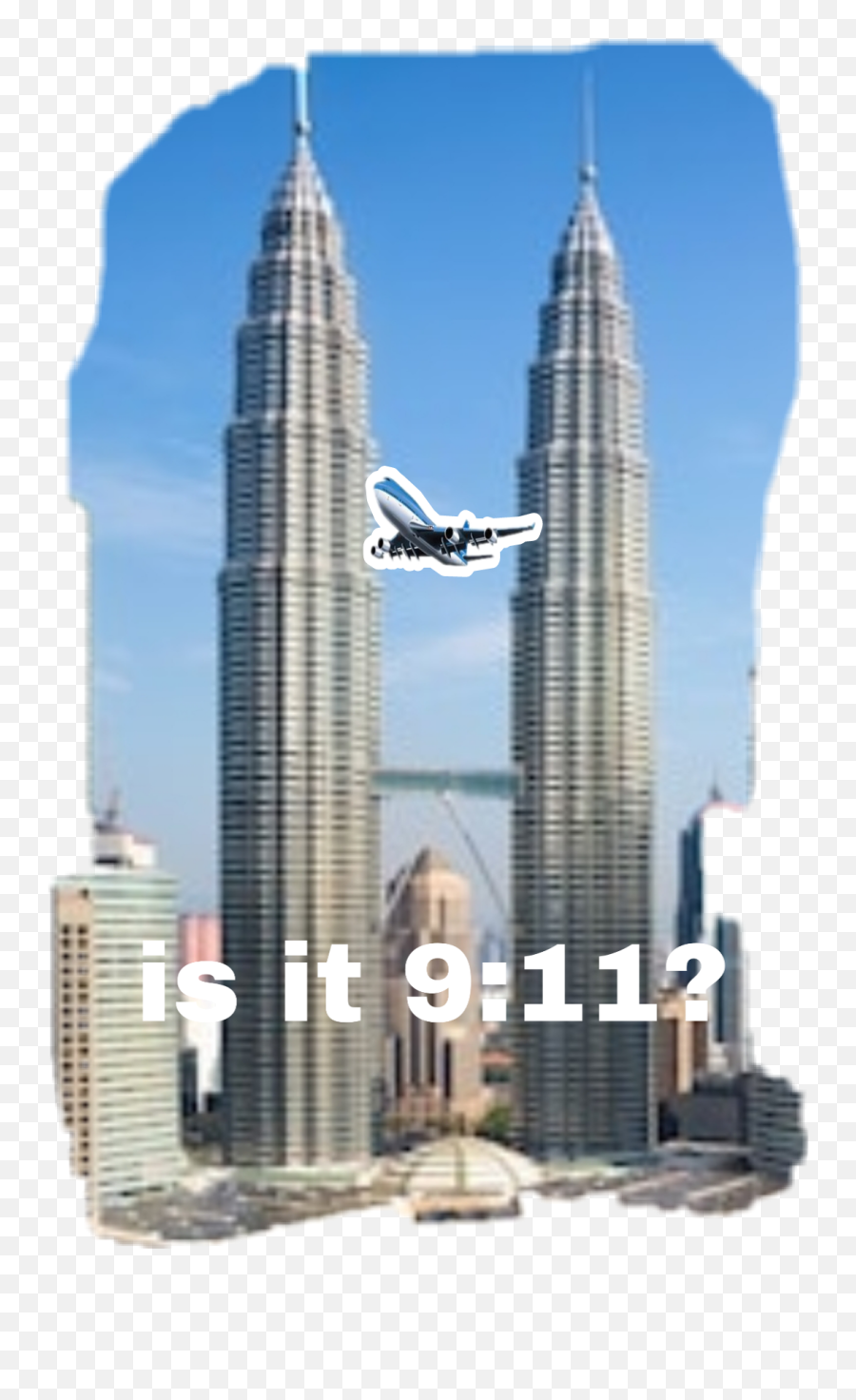Twin Towers Sticker By Someoneyounow11 - Petronas Twin Towers Emoji,Tower Emoji
