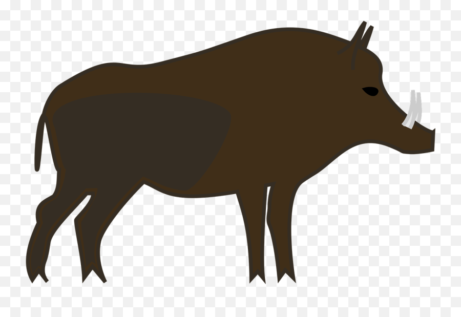 Hunter Clipart Boar Hunter Boar - Transparent Boar Clipart Emoji,Warthog Emoji