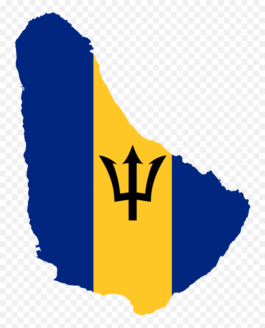 Barbados Flag Image - Barbados Map With Flag Emoji,Pirate Flag Emoji