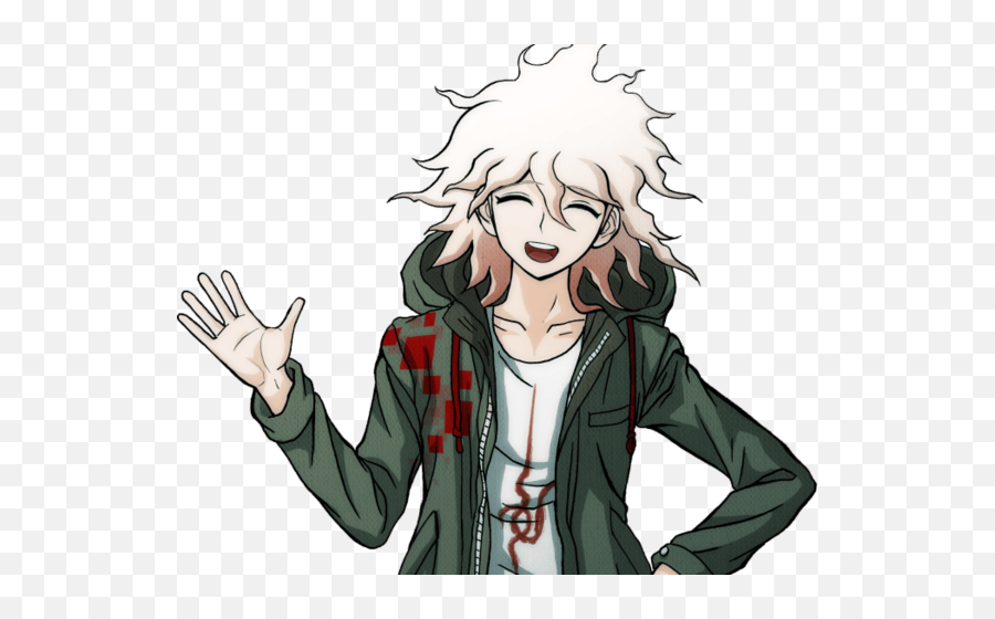 Nagito Komaeda Stickers For Whatsapp - Nagito Komaeda Sprites Emoji,Komaeda Emoji