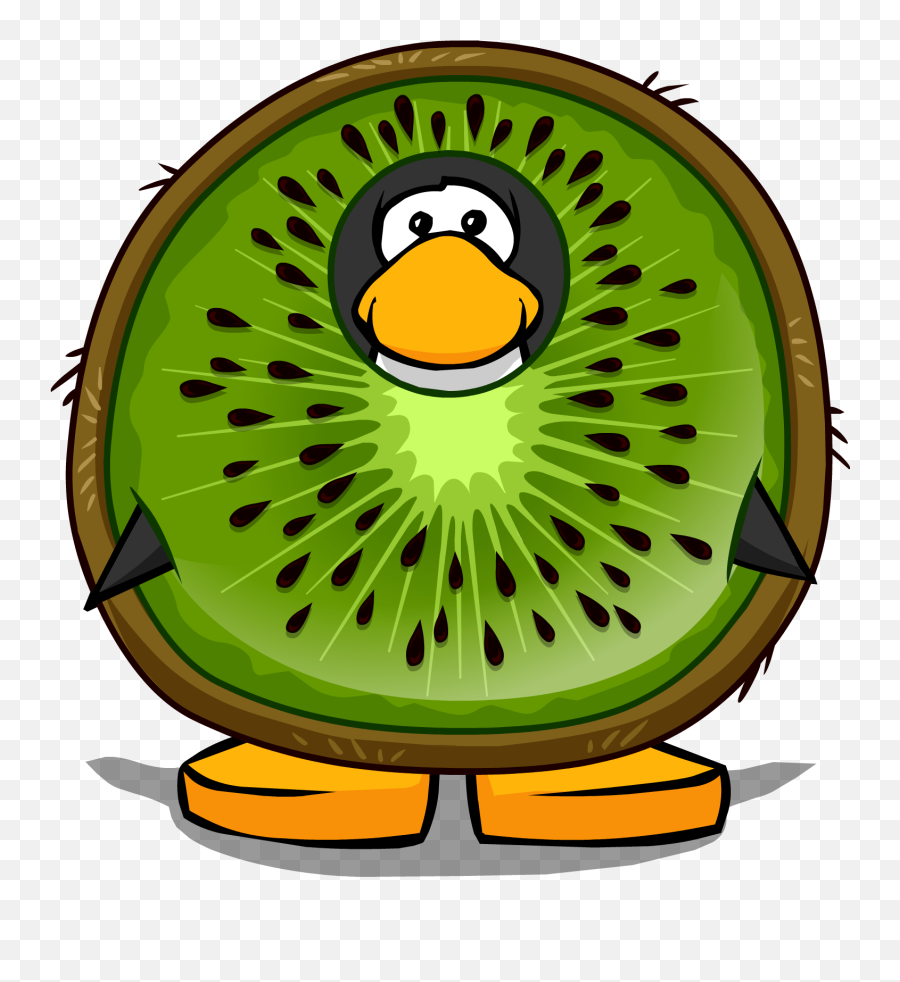 Kiwi Costume - Pilgrim Hat Club Penguin Emoji,Kiwi Bird Emoji