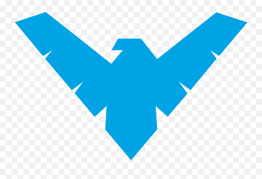 Symbol Youth T - Shirt Nightwing Logo Clipart Full Size Nightwing Logo Black Emoji,Emoji T Shirt Kids