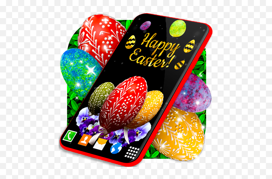 Easter Live Wallpaper Egg And Rabbit - Dot Emoji,4.4.4 Kitkat Emojis