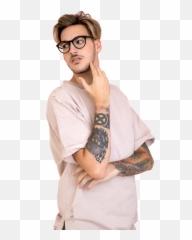 Athletic Png Photos Pictures Emoji,Brunet Male With Glasses Emoji
