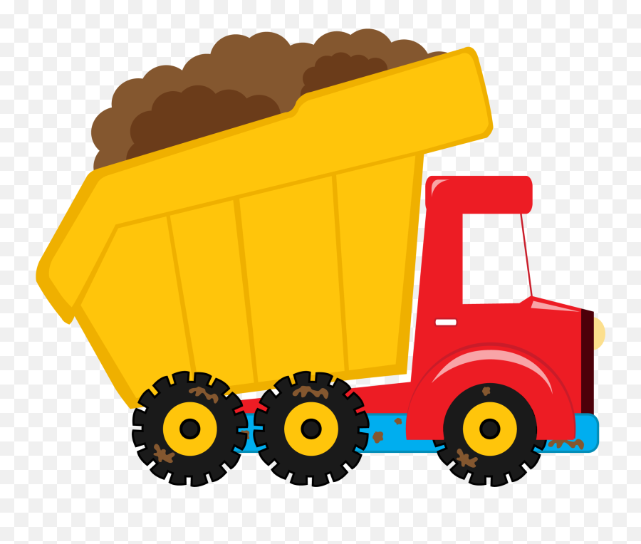 Construction Clipart Construction Truck - Clipart Dump Truck Png Emoji,Emoji Faces Transperte
