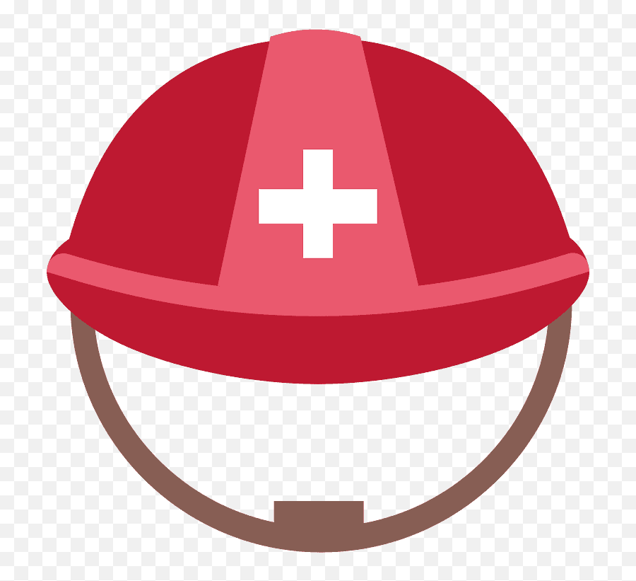 Rescue Workeru0027s Helmet Emoji Clipart Free Download - Clip Art,Pink Hats Emojis
