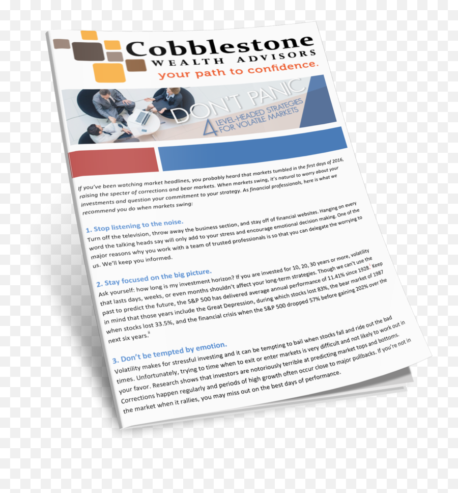 Whitepaper Archive Cobblestone Wealth Advisors - Document Emoji,Close Off His Emotion