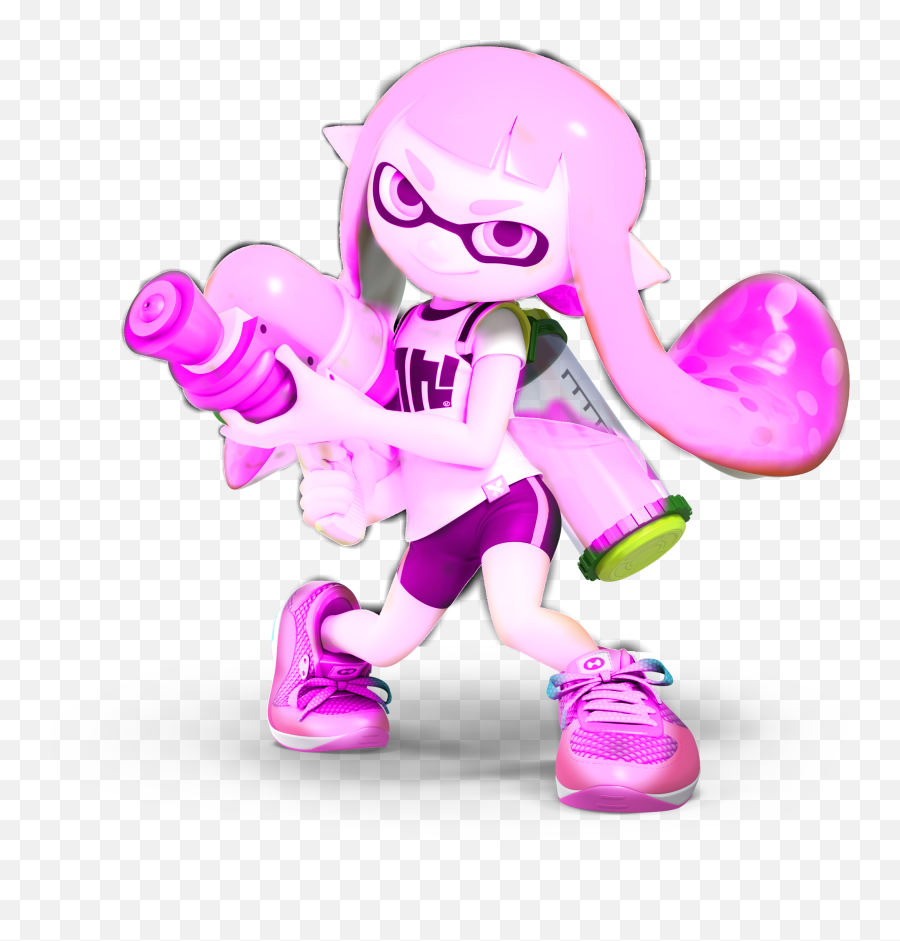 Kirby Pinkinkling What If Kirby Was Sticker By Marina - Inkling Splatoon Render Emoji,Moving Kirby Emoji