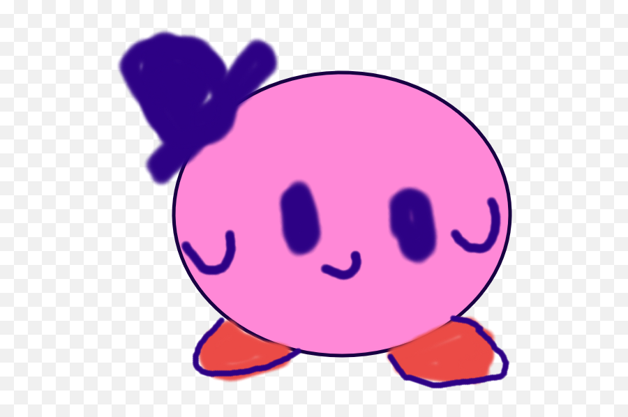 Kirby - Dot Emoji,Kirby Emoticon