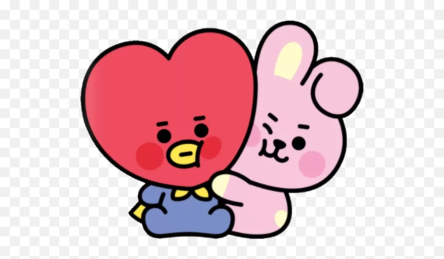 Picsart Photo Studio - Bt21 Tata Cooky Emoji,Masterpost Kawaii Emoticon