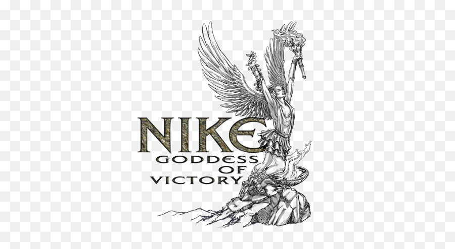 Nike Logo Evolution - Greek Goddess Of Victory Nike Emoji,Nike Symbol Emoji