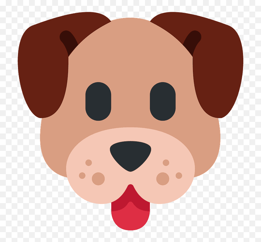 Dog Face Emoji - Cara De Perro Animado,Puppy Emoji