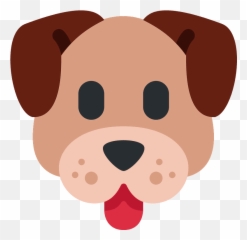 Dog Face Emoji - Cara De Perro Animado,Puppy Emoji