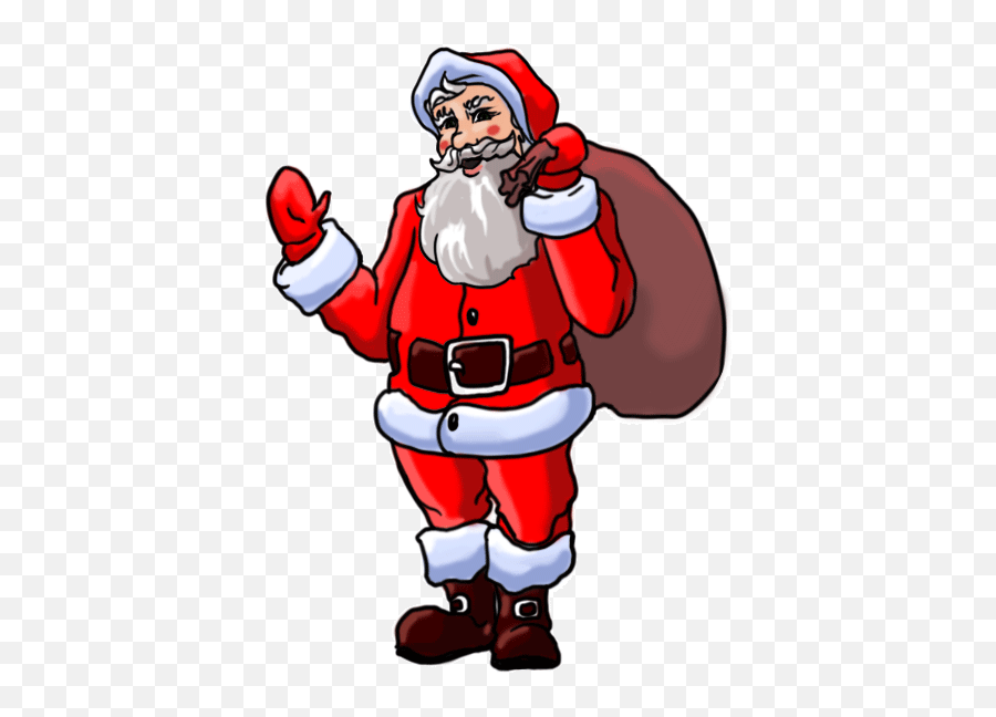 Christmas Santa Claus Drawing Step - Santa Claus Full Drawing Emoji,How To Draw A Father Emoji