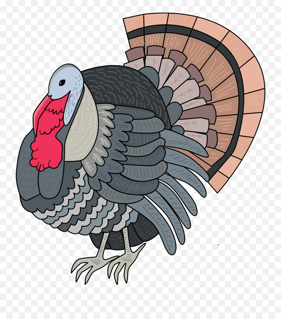Turkey Clipart - Wild Turkey Emoji,Thanksgiving Turkey Emoji
