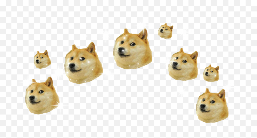 Doge Memecrown Sticker - Soft Emoji,Doge Emoticon Art