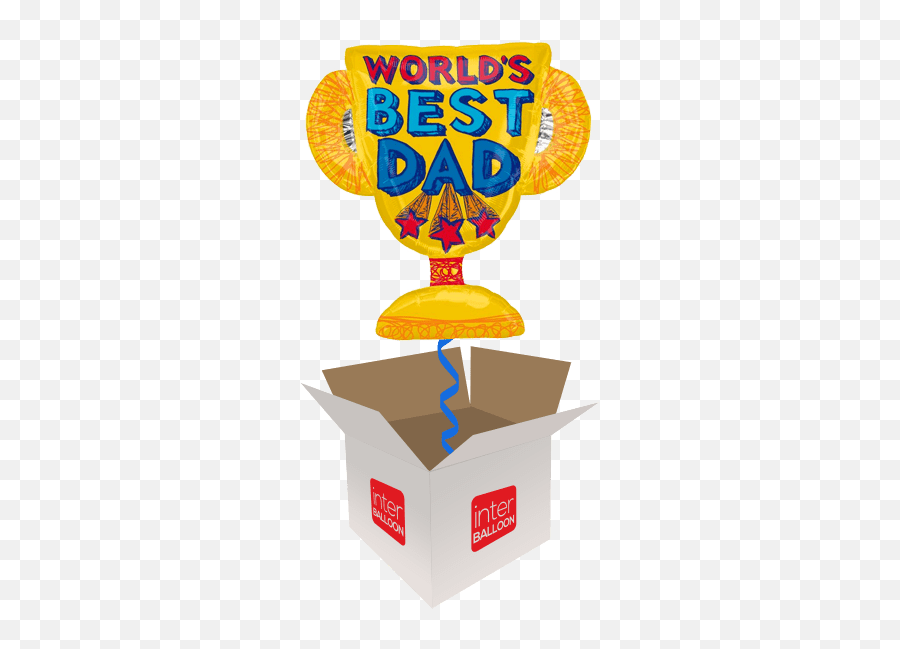 Fatheru0027s Day Helium Balloons Delivered In The Uk By Interballoon - Cardboard Packaging Emoji,Awesome Dad Emojis