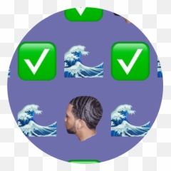 Wavecheck Waves Waver Sticker - For Adult Emoji,Wave Chek Emojis