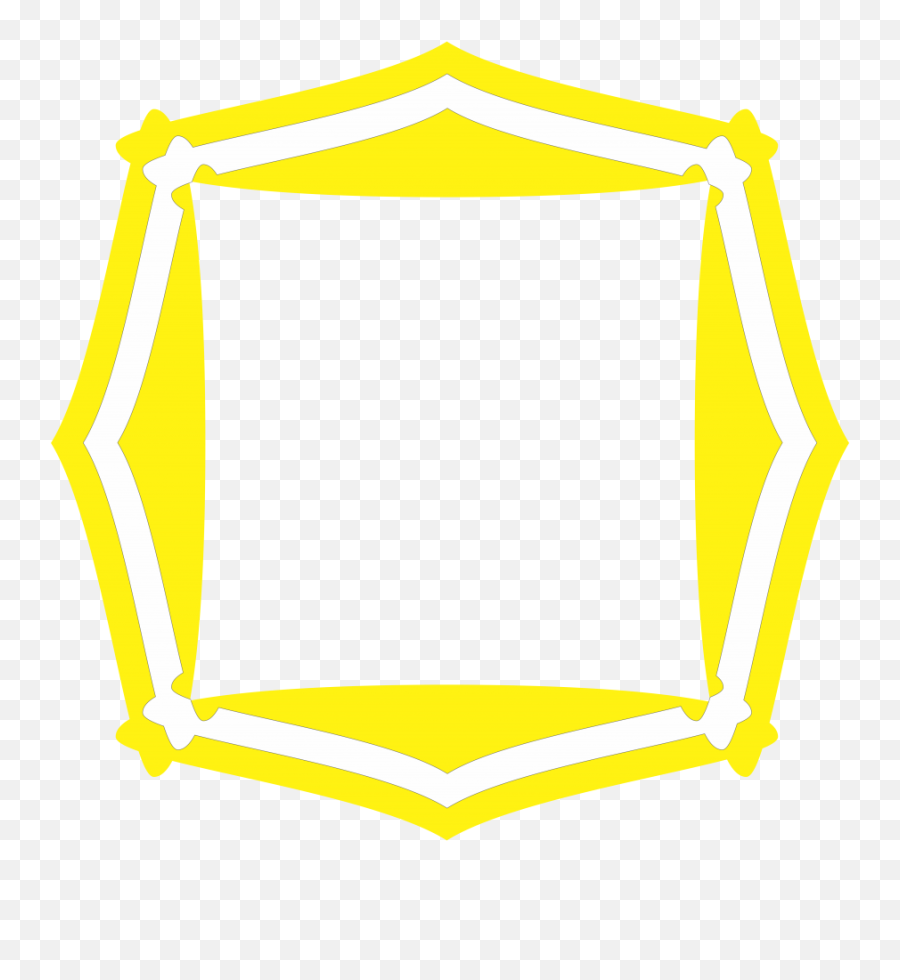 Frame Amarelo Png U2013 Psfont Tk - Decorative Emoji,Coração Amarelo Emoticon