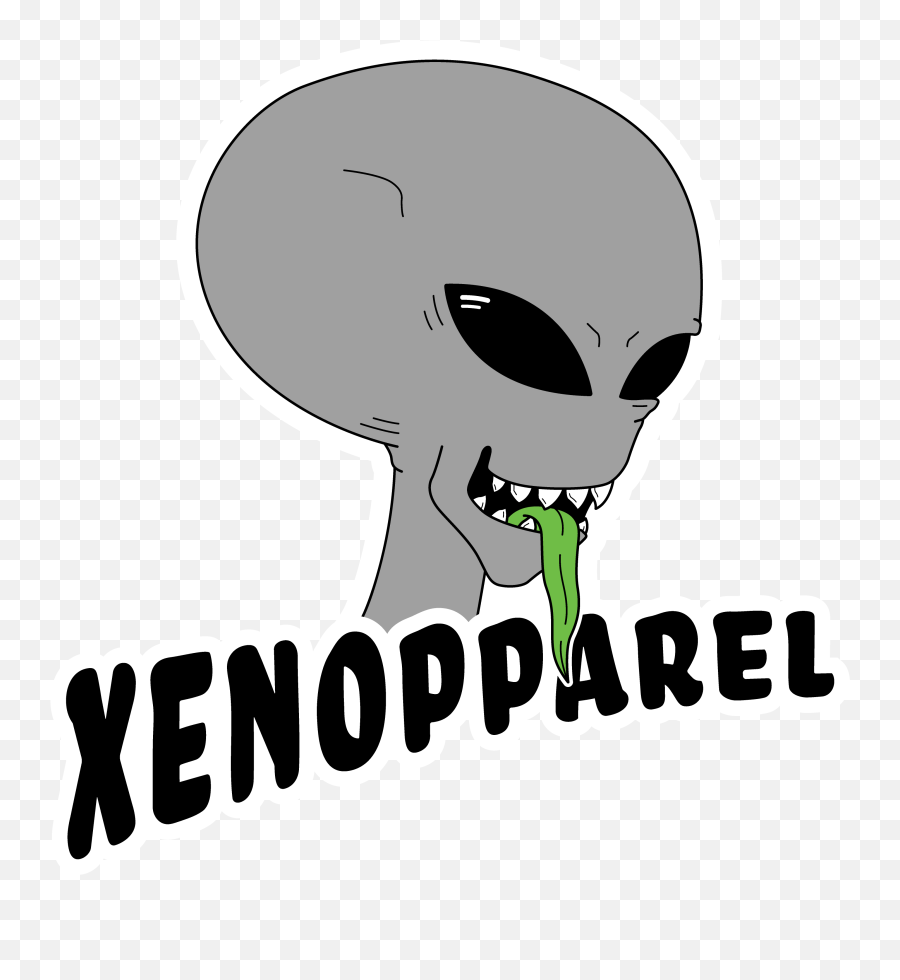 Home Xenopparel - Scary Emoji,Ayy Lmao Alien Head Text Emoticon