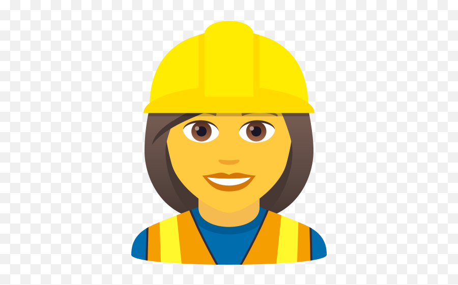 Emoji Woman Construction Worker,Construction Emoji