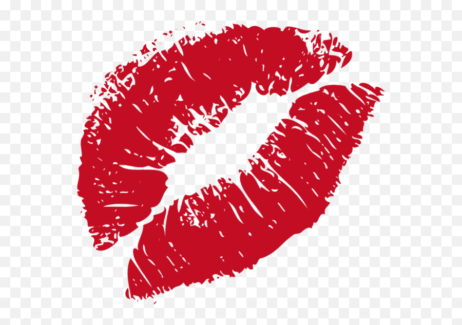 Free Online Red Lips Lip Prints Vector For Designsticker - Red Lip Mark Clipart Emoji,Red Lips Emoji
