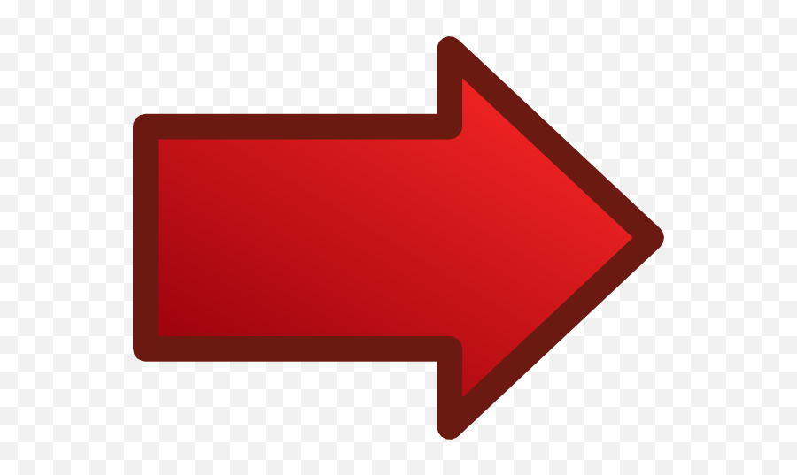 Clip Art Arrow Symbol - Red Arrow Right Png Emoji,Red Down Arrow Emoticon