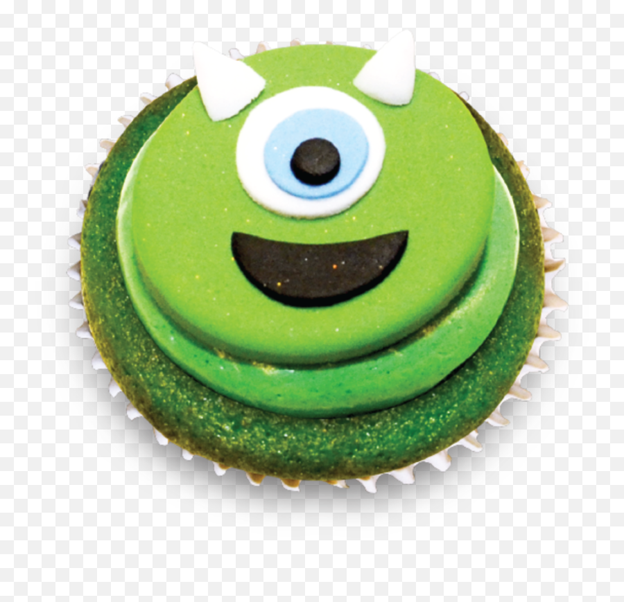 Download Hd Monster Inc - Cupcake Monster Inc Cake Png Emoji,Emoticons Cake No Background