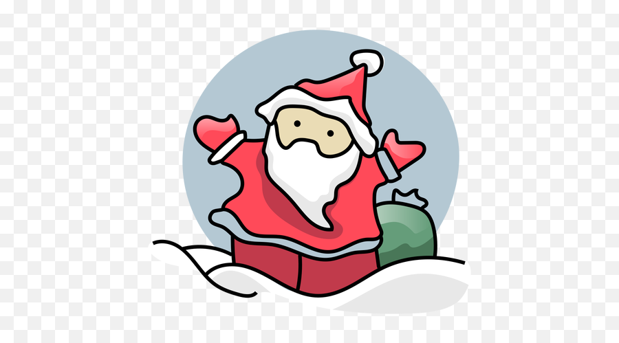 Santa Claus Sack Flat Transparent Png U0026 Svg Vector Emoji,Images Of Emojis Santa Chirsmas