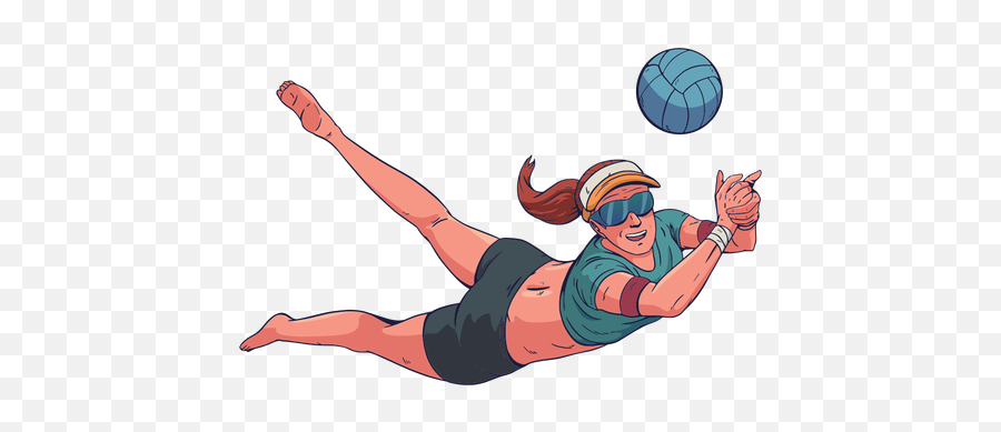 Volleyball Player Graphics To Download Emoji,Volleyball Female Player - Animated Emoticons