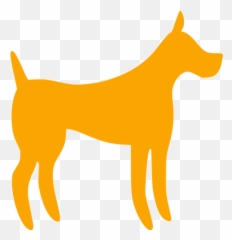Orange Dog 31 Icon - Free Orange Animal Icons Emoji,Dog Emoticon Gif