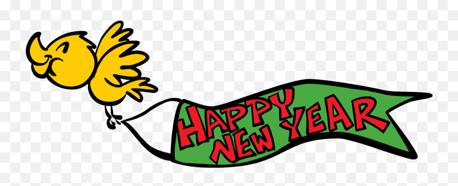 Year Banner Png Animated Happy New - Happy New Year Clip Art Emoji,Happy New Year Emoji 2019