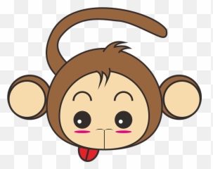 Cold Clipart Monkey - Cute Monkey Cartoon Png Transparent Emoji,Animated Cold Emojis
