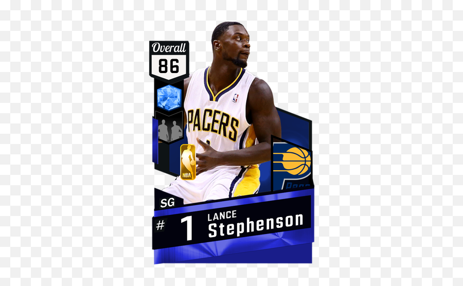 Lance Stephenson 86 - Nba 2k17 Myteam Sapphire Card Emoji,Ankle Breaking Crossover Dribble Emojis