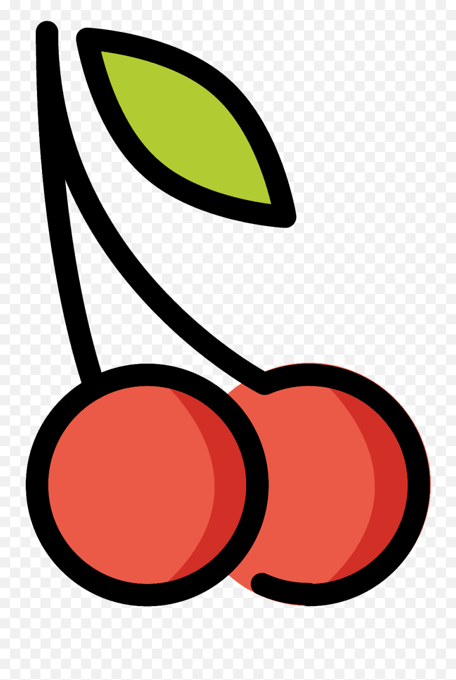 Cherries Emoji Clipart - Cereja Emoji,Cherry Emoji