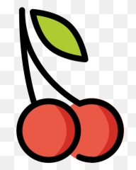 Cherries Emoji Clipart - Cereja Emoji,Cherry Emoji