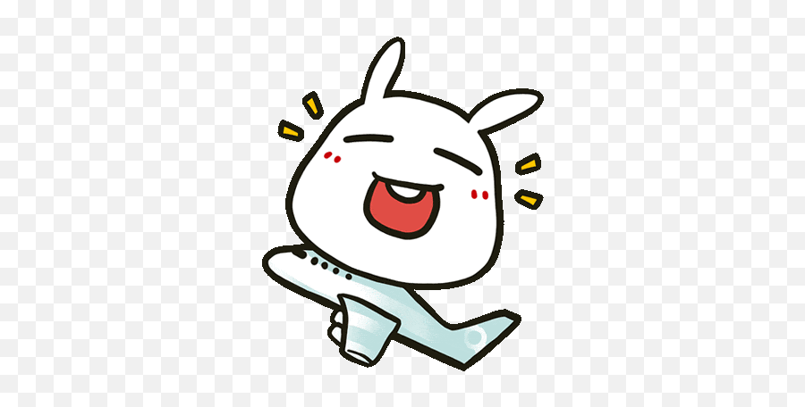 Travel Fun Sticker - Travel Fun Rabbit Discover U0026 Share Gifs Emoji,Wecfhat Emojis