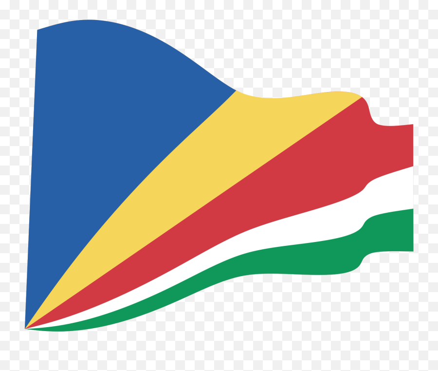 Seychelles Waving Flag - Openclipart Emoji,Waving Koi 'flag Emoji