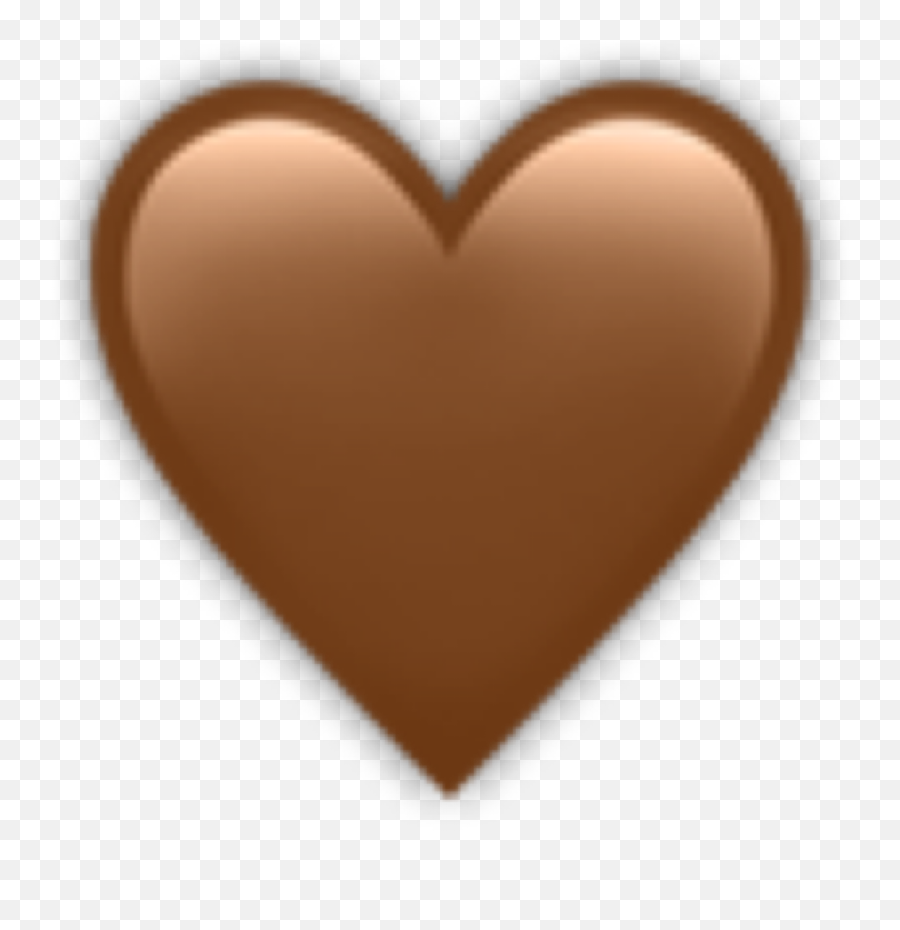 Brown Heart Emoji Sticker - Brown Heart Emoji Png,Brown Heart Emoji
