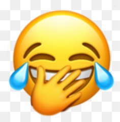 Emoji Emojirisa Emojiboca Mano Boca - Cartoon Laughing Face Transparent,Emoji Mano