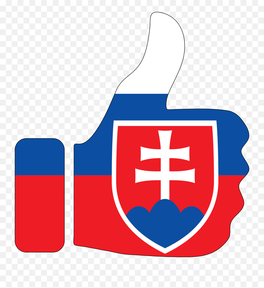 White Blue Red Flag With Symbol Clipart - Slovakia Flag Emoji,Mississippi Flag Emoji